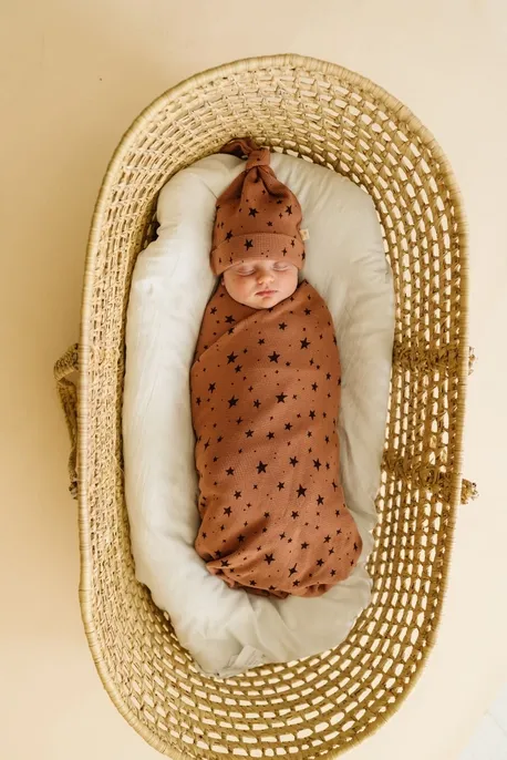 Babydecke und Hut Swaddle Set - Starstruck