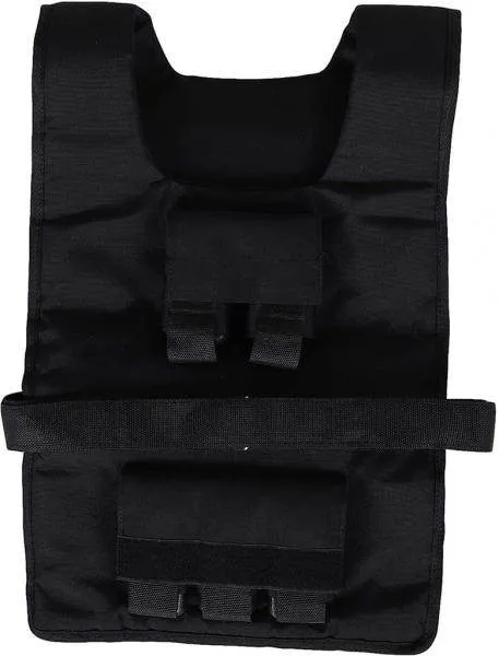 30 kg Trainingsweste Gewichtsweste Krafttraining Fitness Oxford Eisen Schwarz