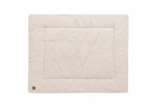 Jollein Krabbeldecke 75x95 cm Check Knit Oatmeal