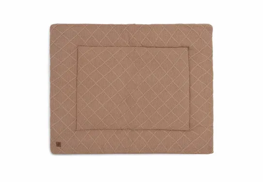 Jollein Krabbeldecke 75x95 cm Check Knit Biscuit