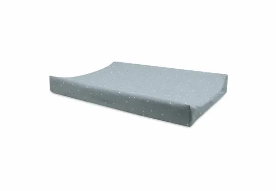 Jollein Wickelauflagenbezug Jersey 50x70 cm Twinkling Sea Green
