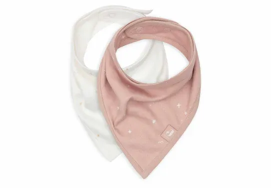 Jollein Bandana/Dreieckstuch 2er Pack Twinkling Wild Rose