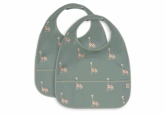 Jollein Lätzchen wasserdicht  2er Pack Jungle Jambo