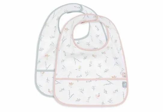 Jollein Lätzchen wasserdicht  2er Pack Lovely Birds