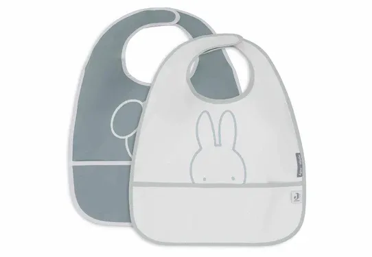 Jollein Lätzchen wasserdicht  Miffy Pekaboo Sea Green