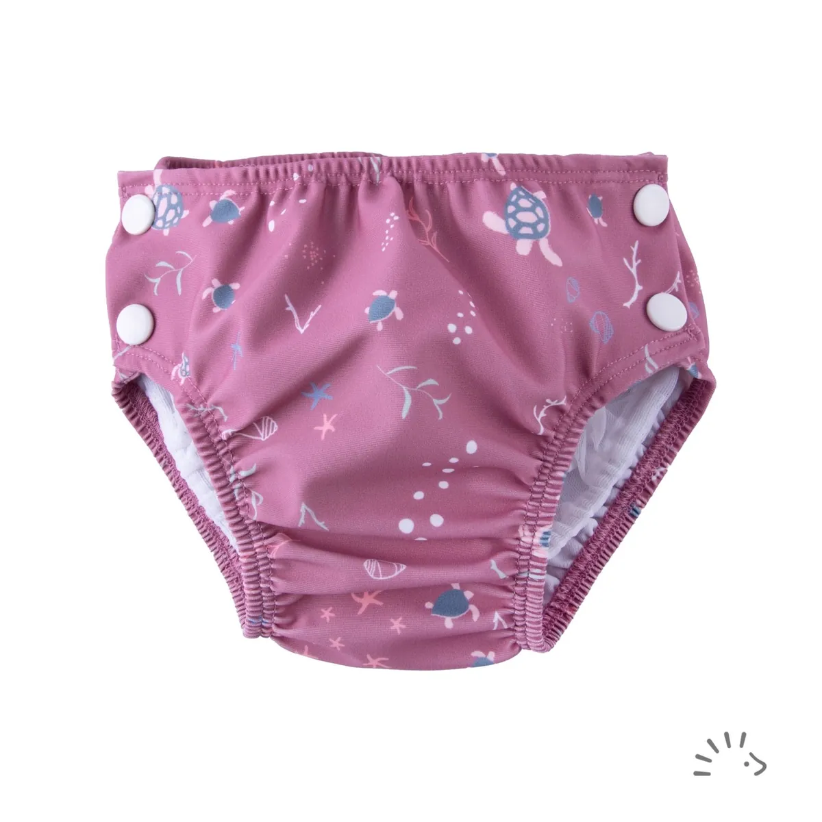 Popolini Badewindeln - Turtle Mauve