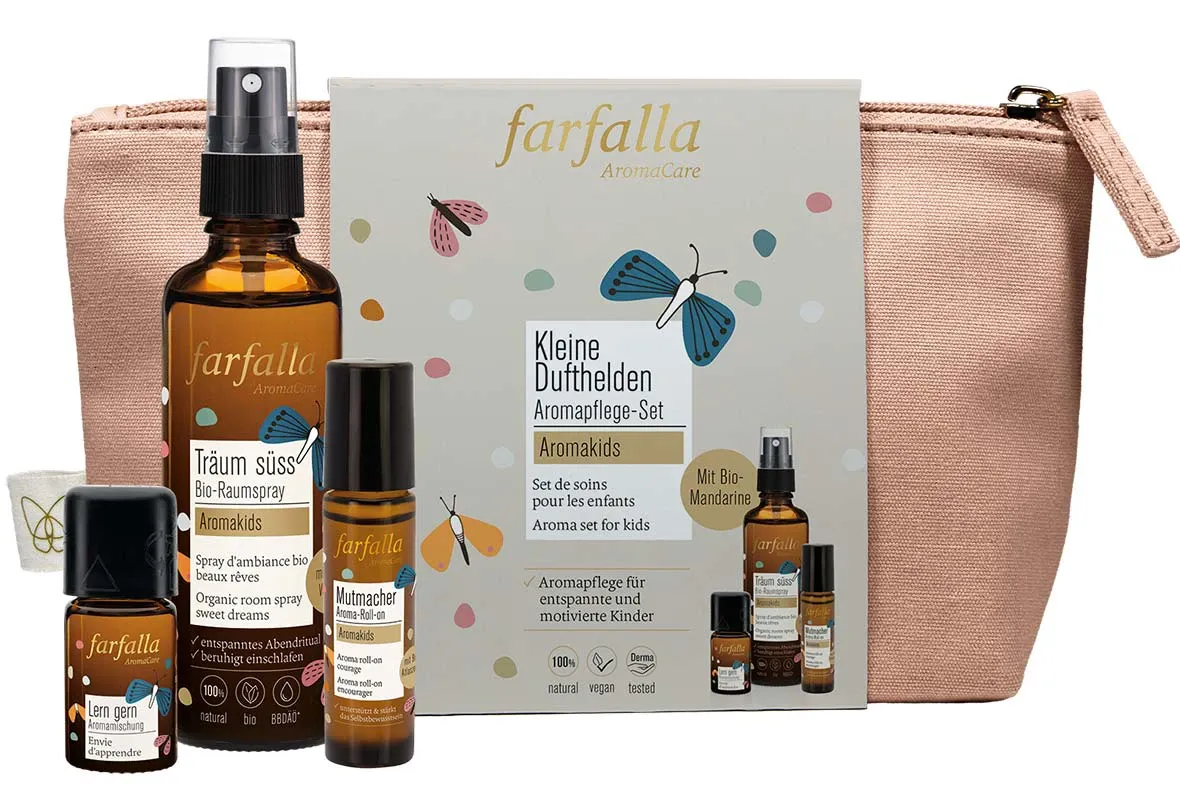Farfalla Dufthelden - Kinder Aromapfelgeset