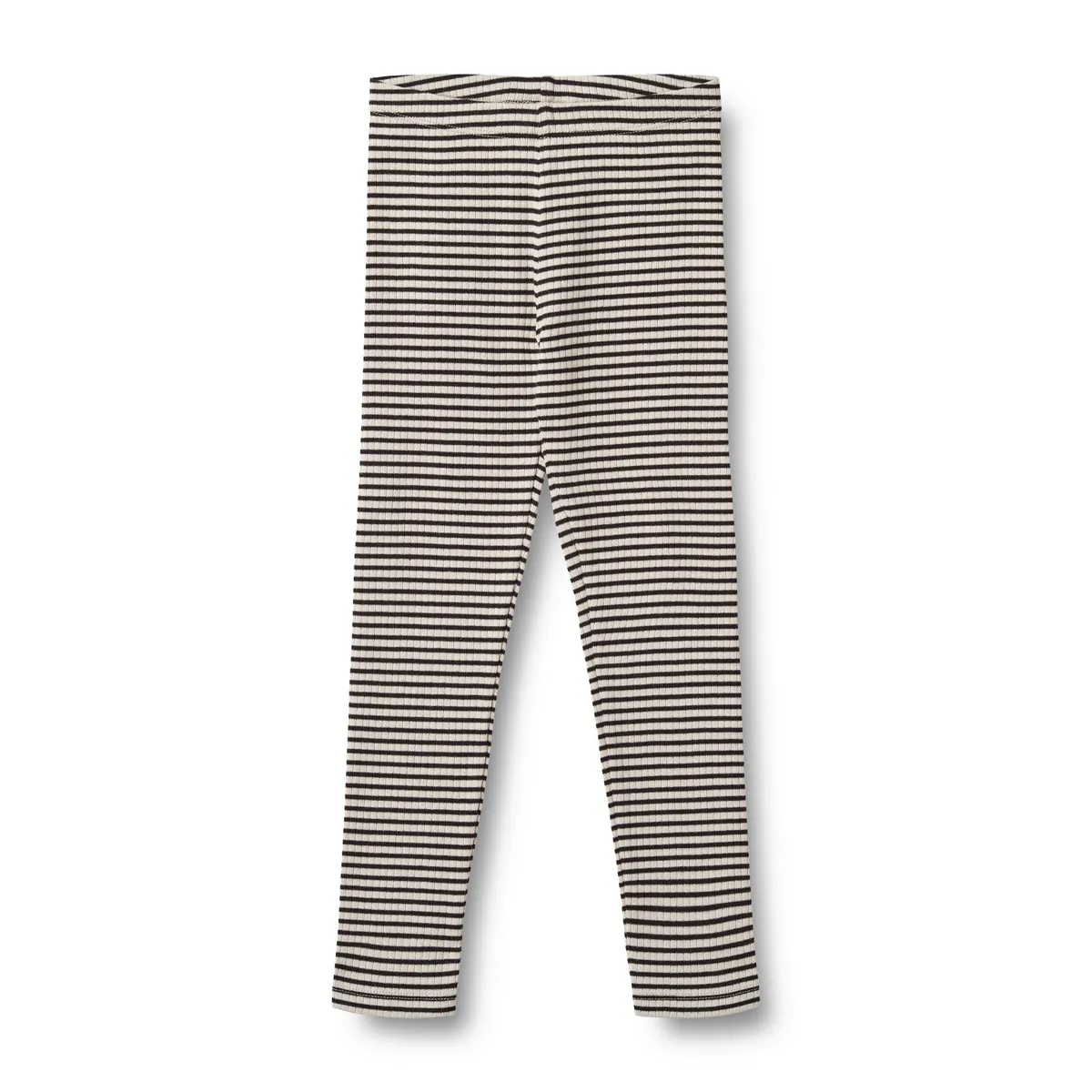 Wheat Rib Leggins "Jules" Black Stripe