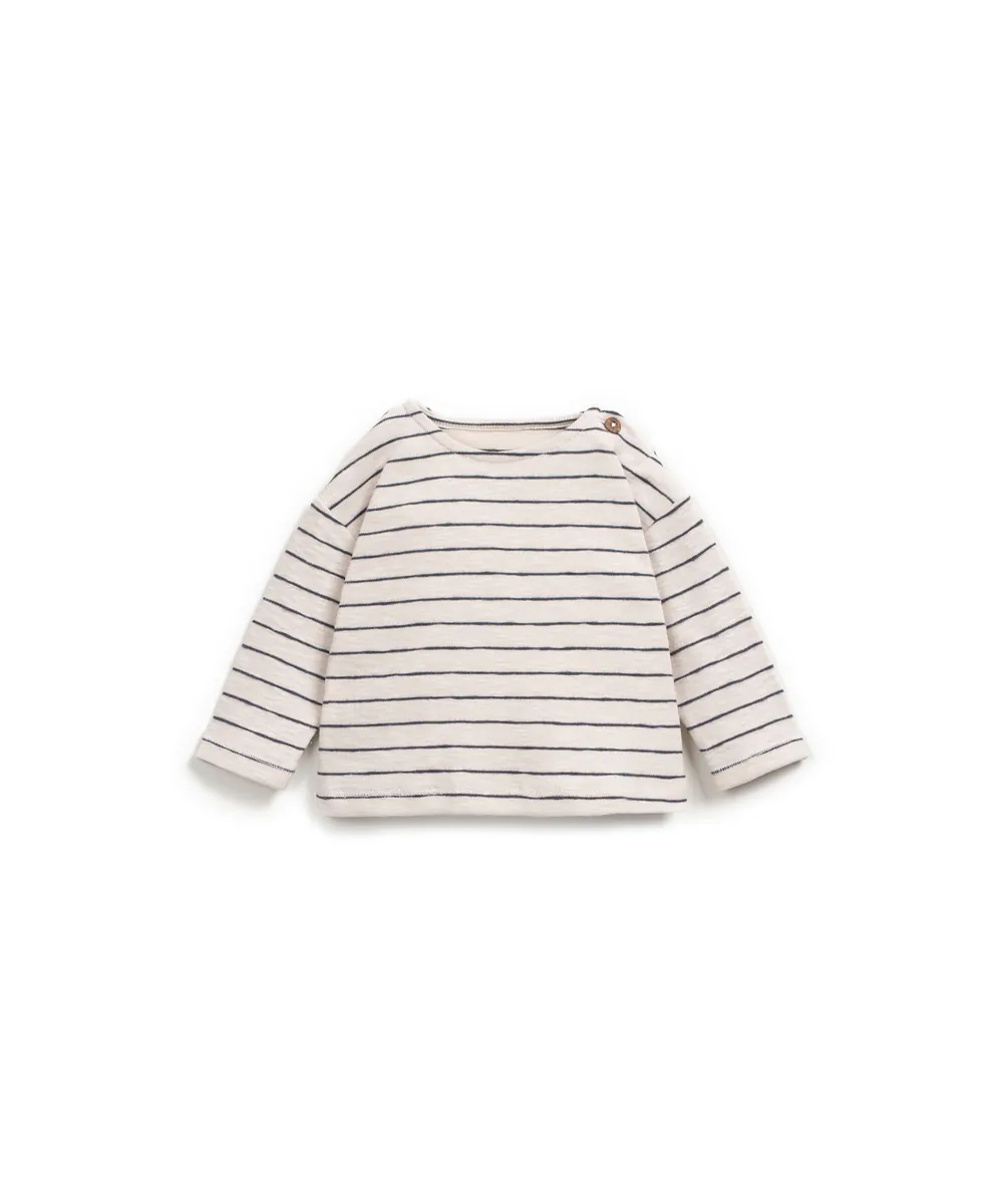 Play Up Langarmshirt gestreift | Grafite