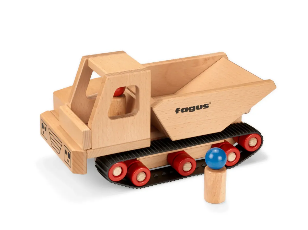 Fagus Raupen-Dumper aus Holz