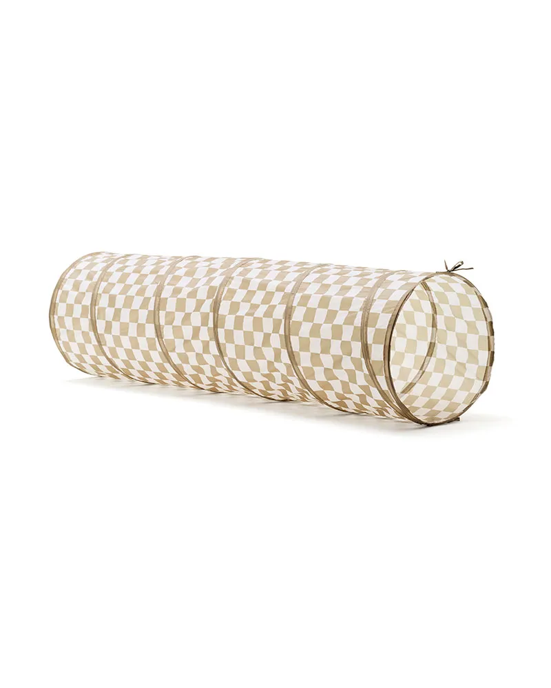 Kids Concept Spieltunnel Karo | Khaki