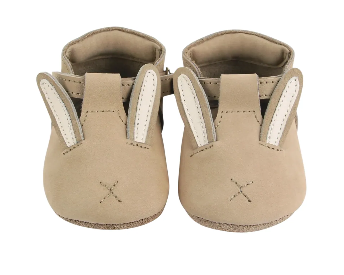 Donsje Babyschuh "Spark Bunny Taupe"