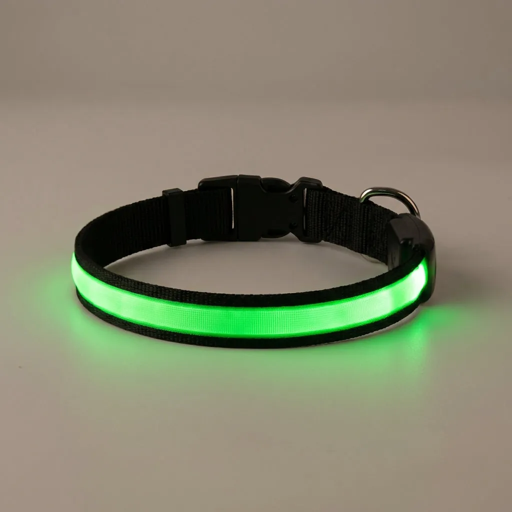 LED Hundehalsband für mehr Sicherheit bei Nacht – mit USB-Ladefunktion