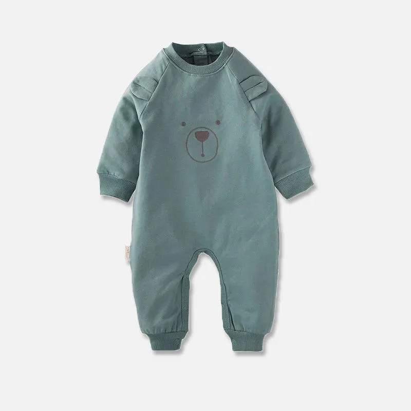 Baby Strampler Bear- Grün