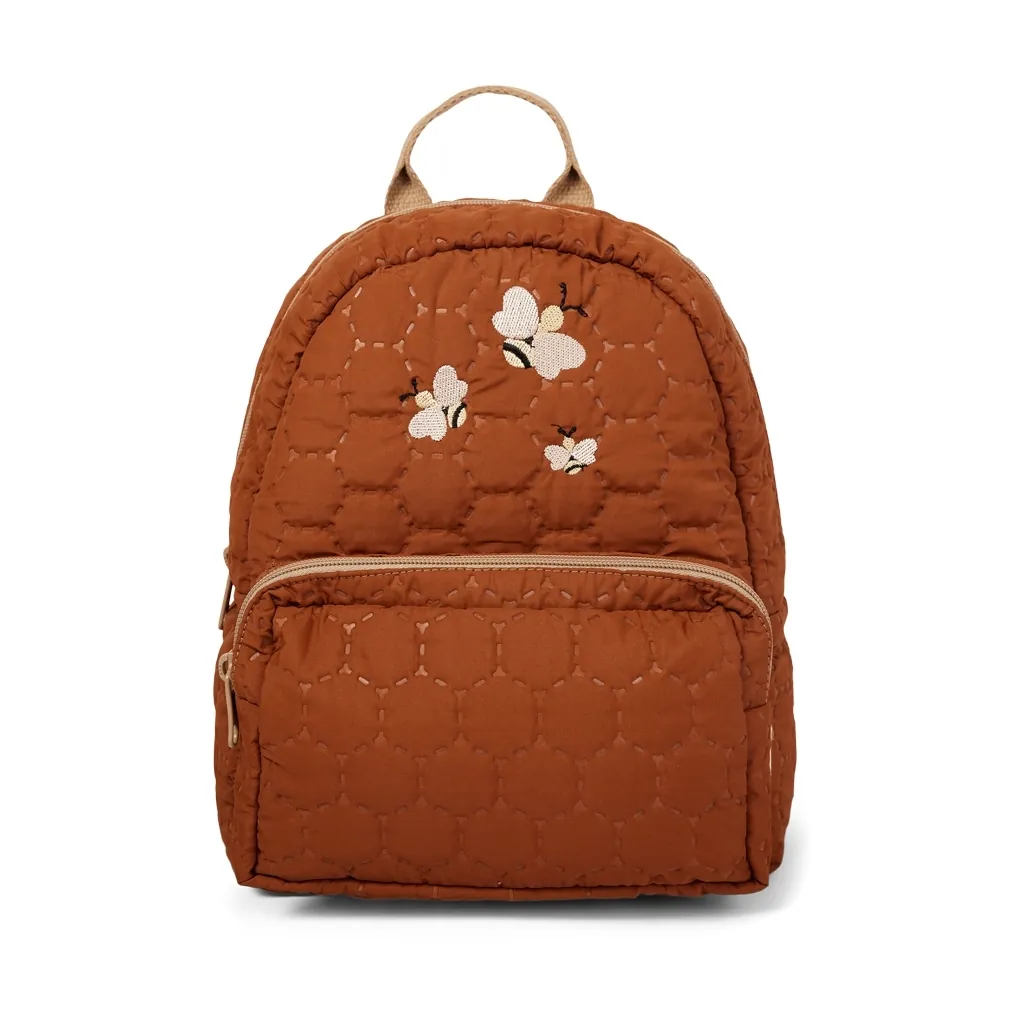 Kinderrucksack Bienenwaben Caramel