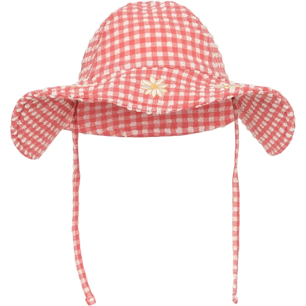UV Badehut Kariert Desert Rose
