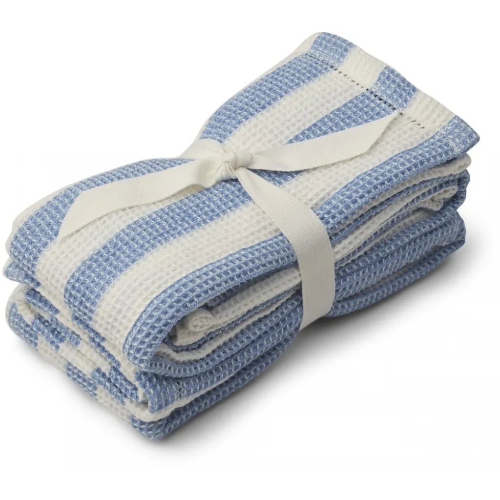Leah Waffel Muslin Set Sky Blue / Creme de la Creme