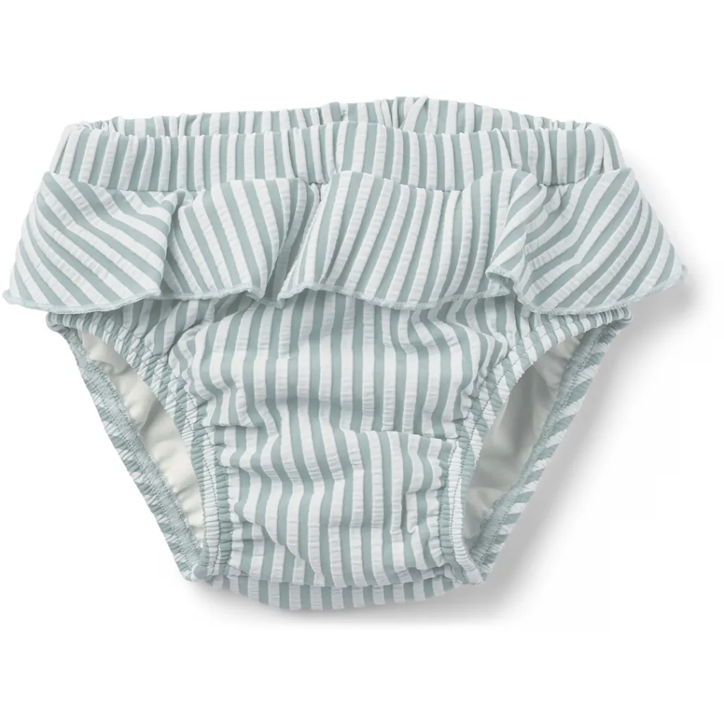 Elise UV Baby Schwimmpants Sea Blue / White