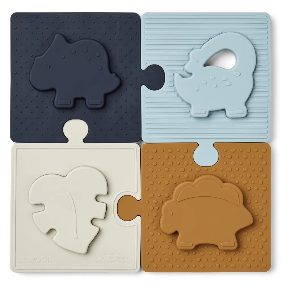 Bodil Motorik Puzzle Dino Sea Blue Mix
