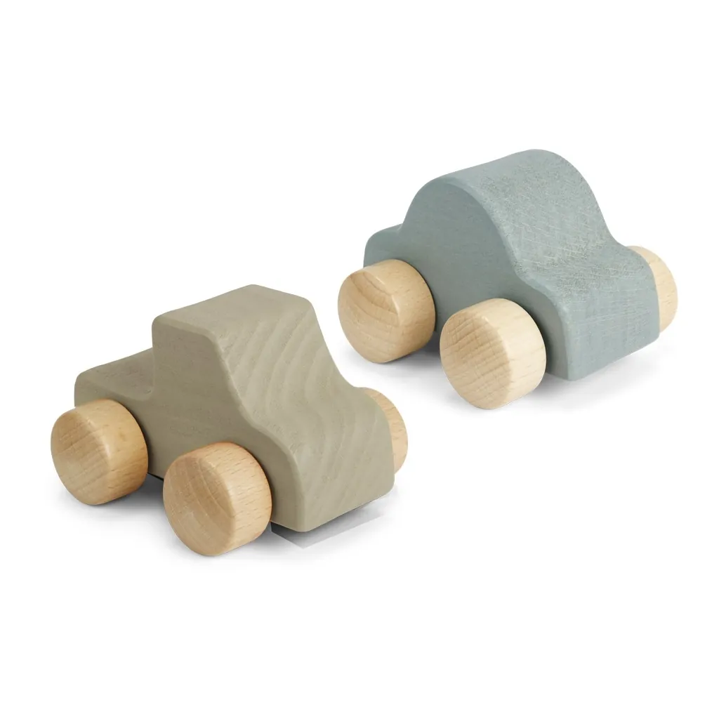 Set Holzautos