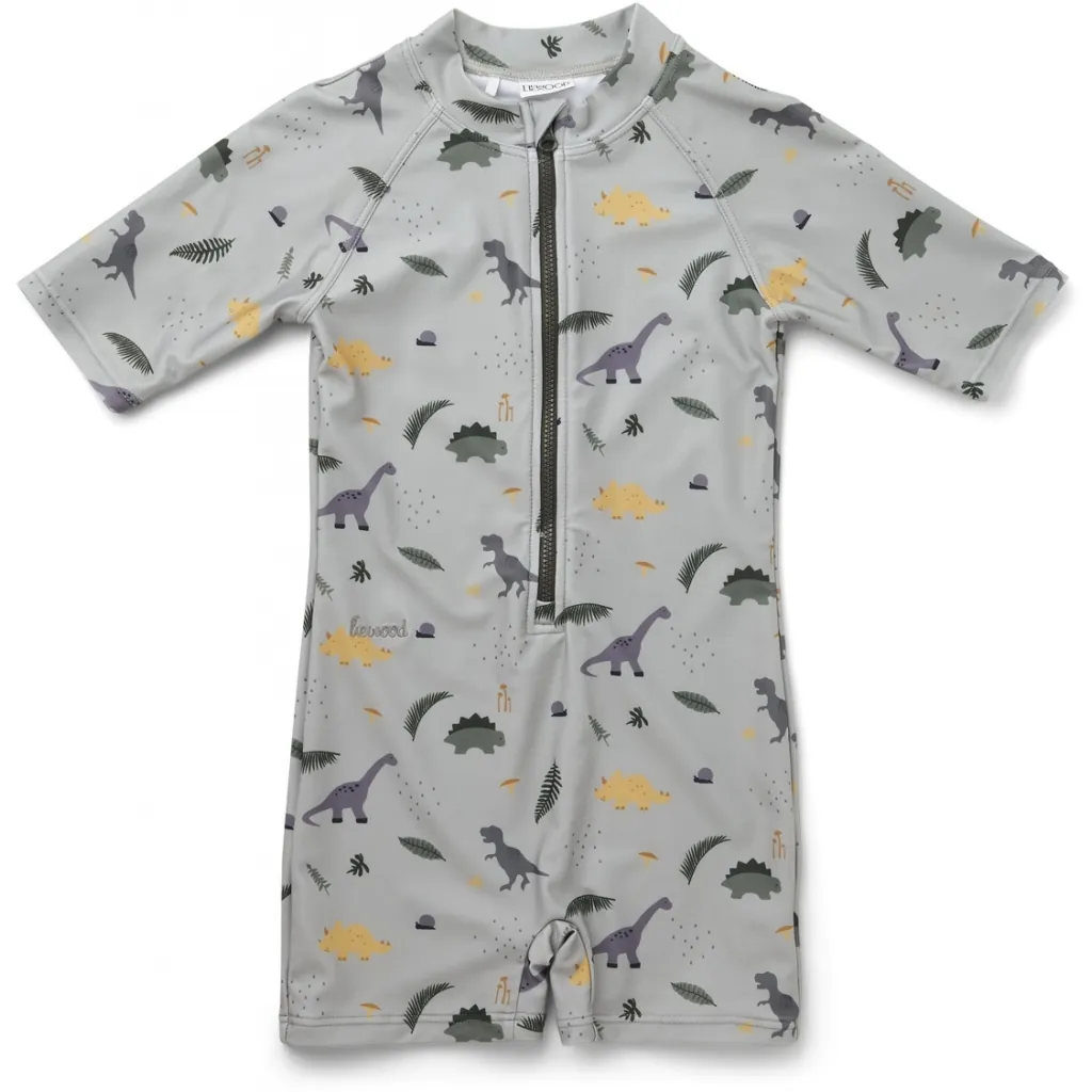 Max UV Schwimmanzug Dino Dove Blue