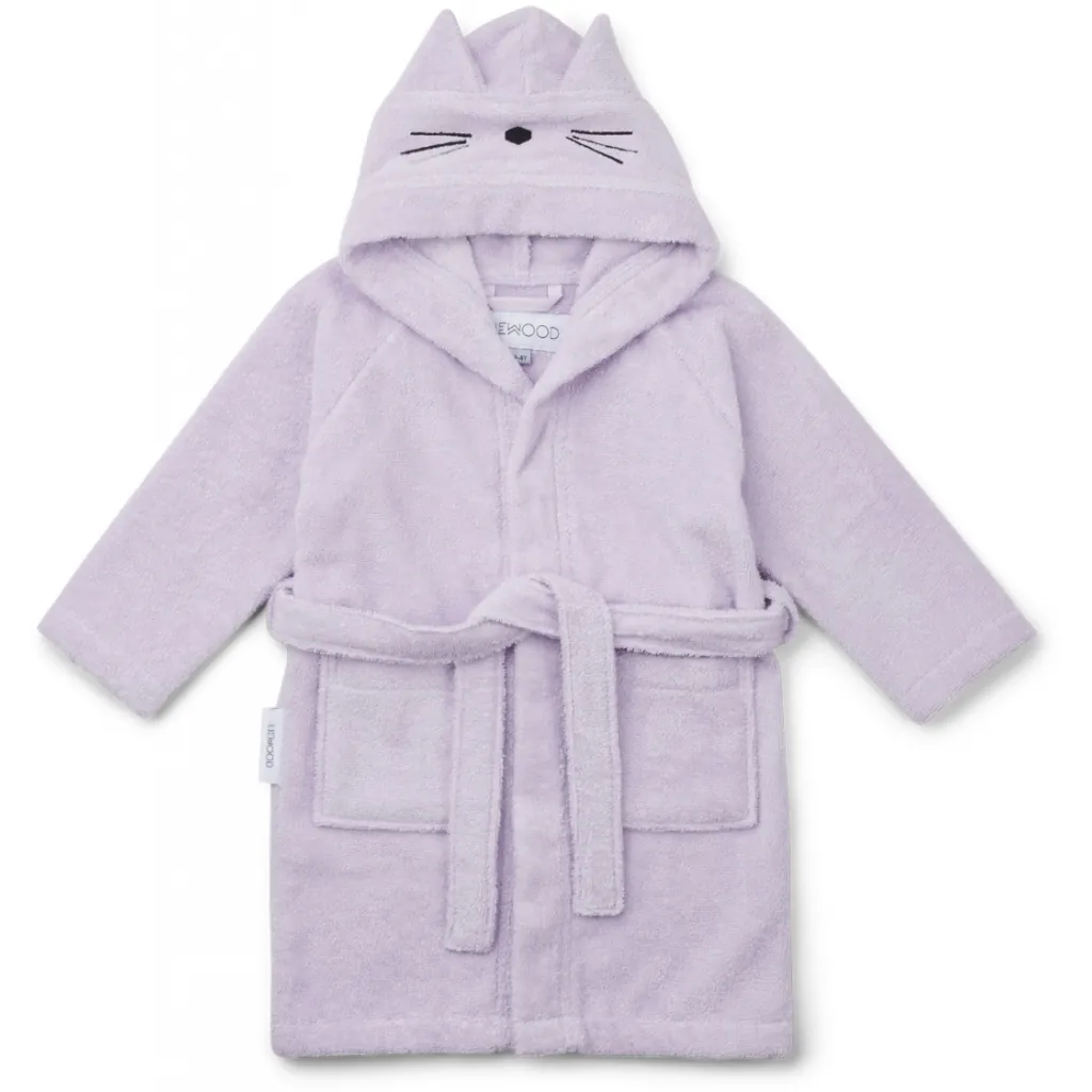 Lily Bademantel Cat Lavender