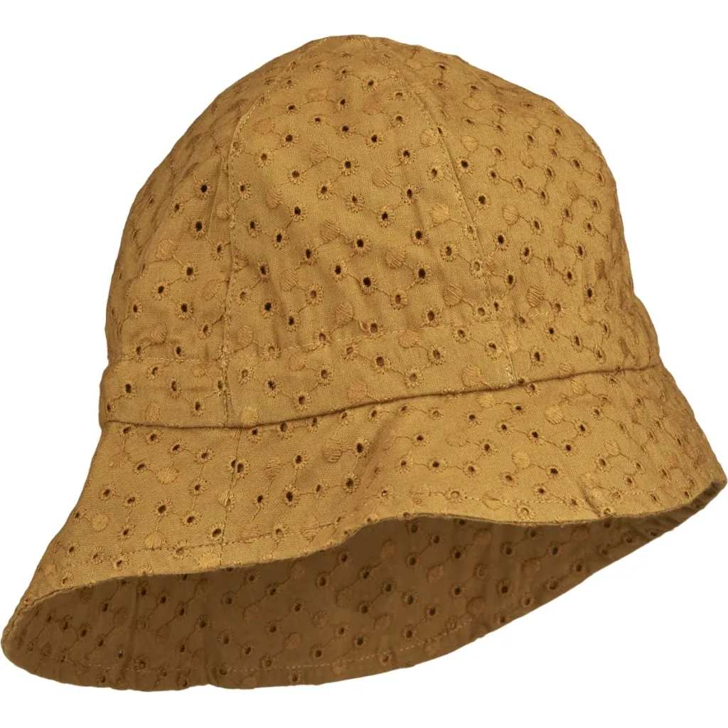 Sunneva Sonnenhut Stickerei Caramel