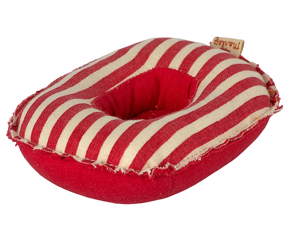 Maileg Schlauchboot rot gestreift | Maus