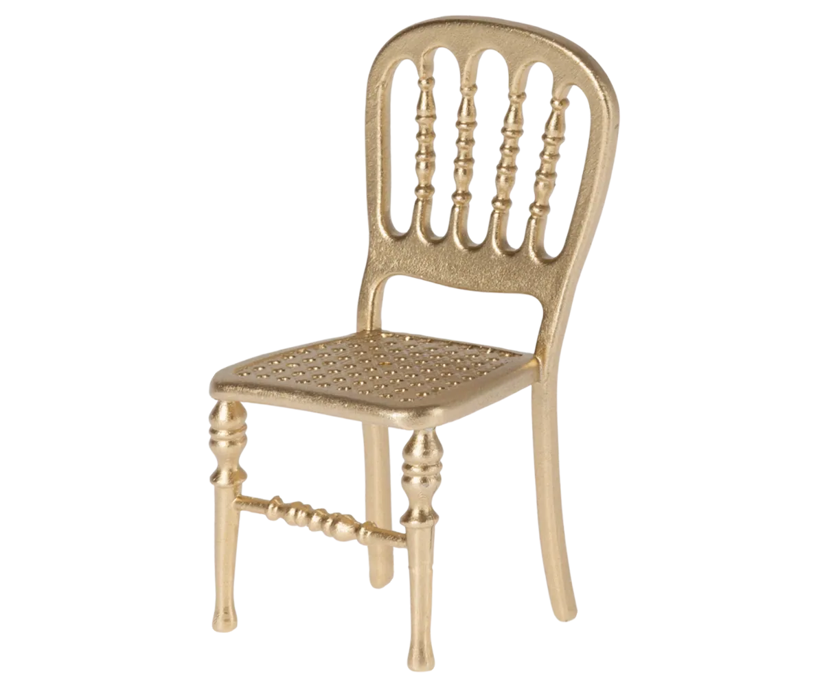 Maileg Stuhl, Maus | Gold