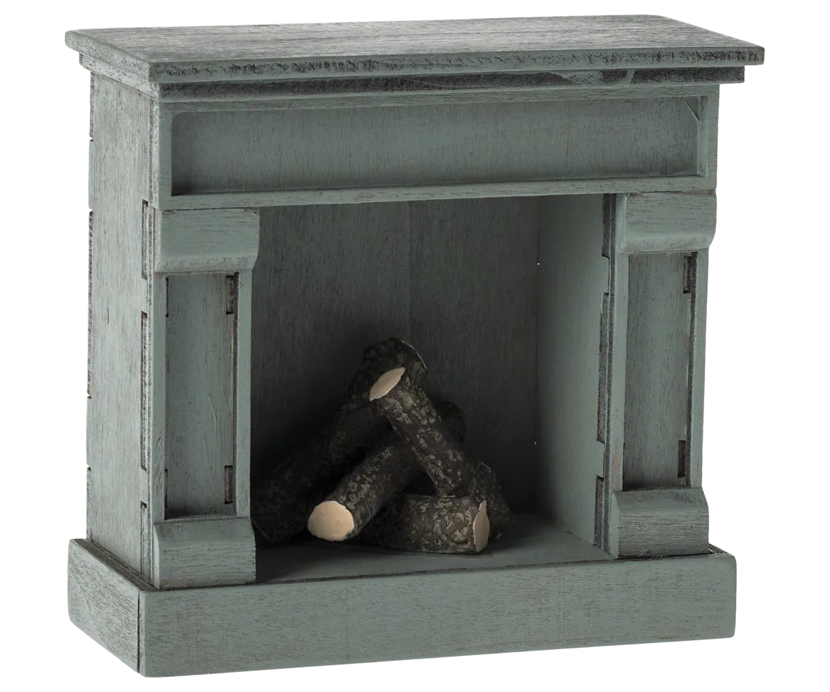 Maileg Kamin Maus | Blue