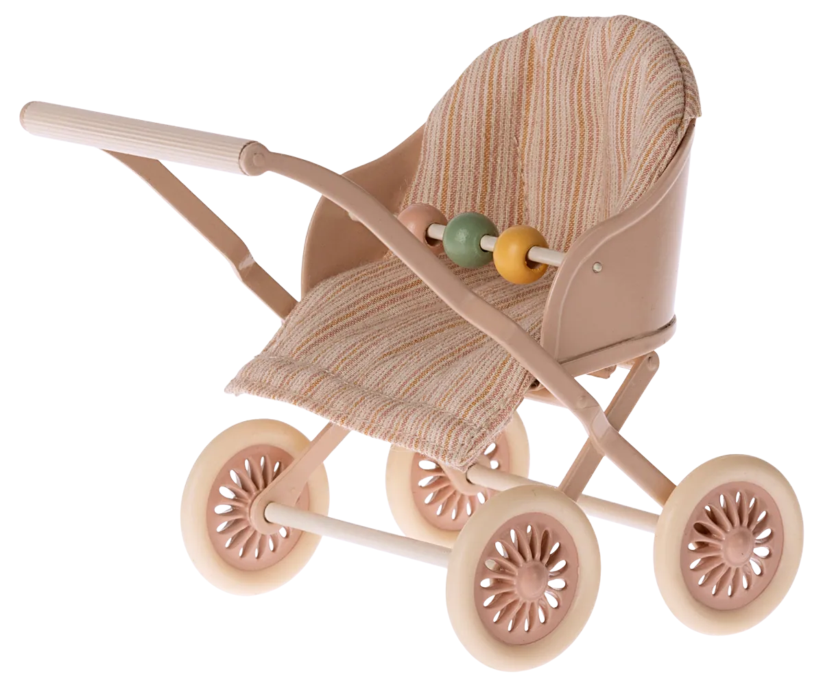 Maileg Kinderwagen Baby Rose | Maus