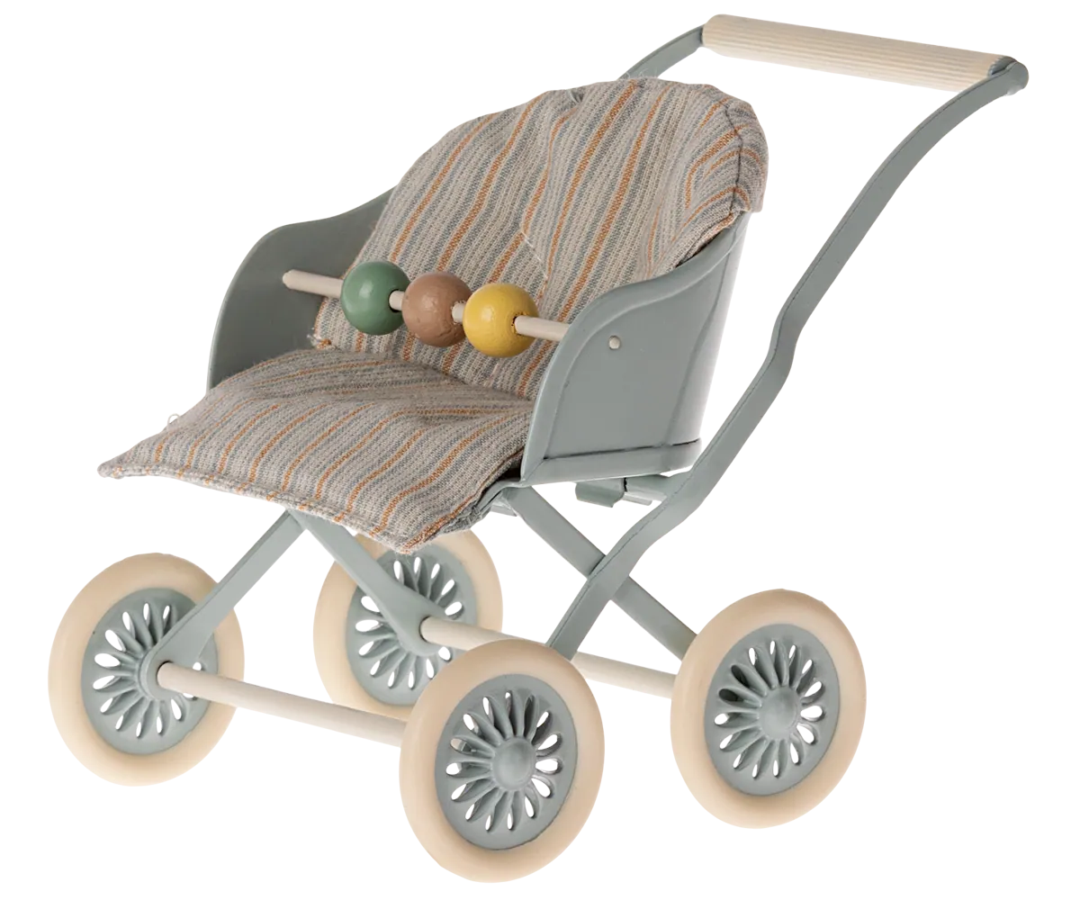Maileg Kinderwagen Baby Blue | Maus