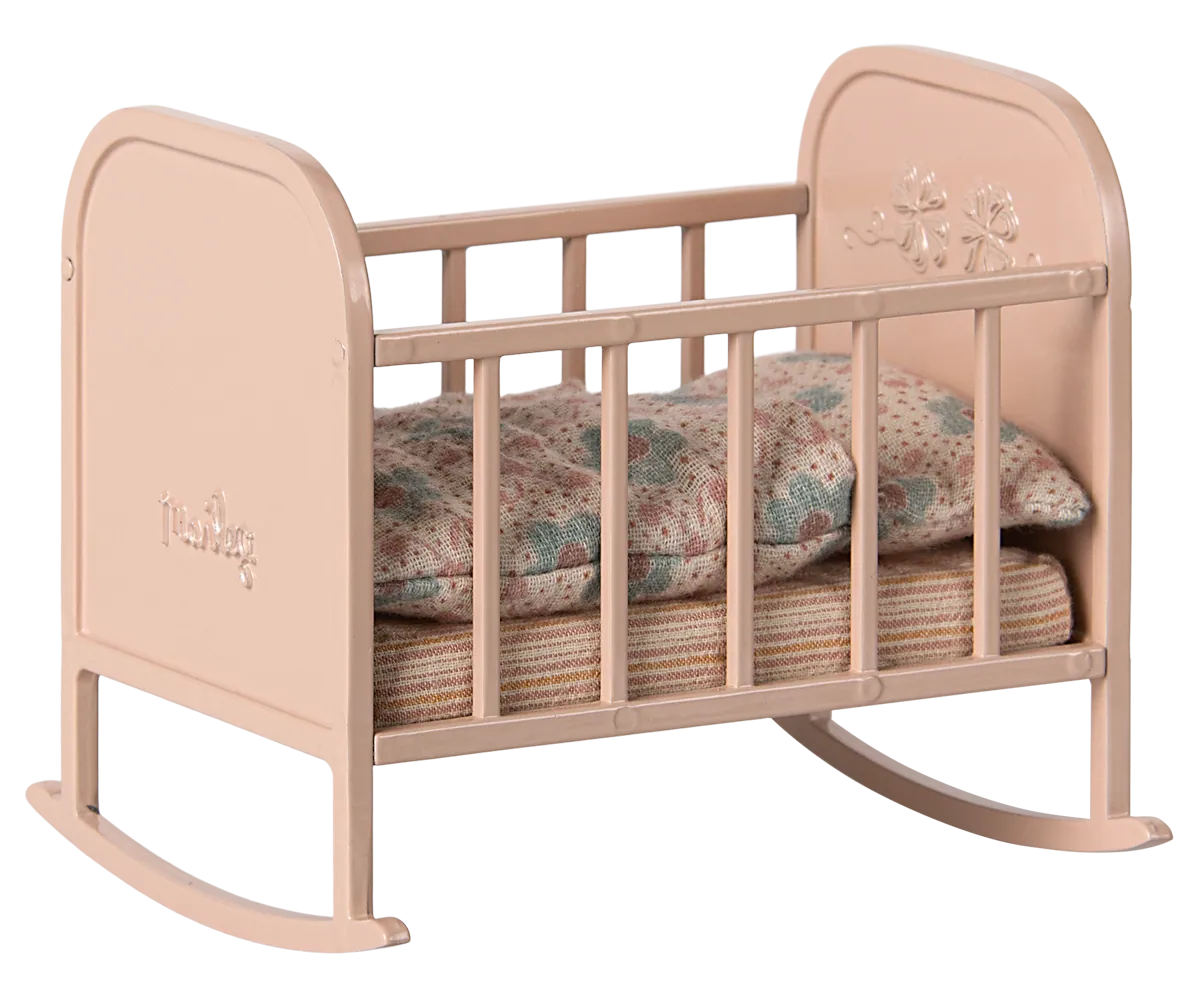 Maileg Wiege My Maus | Light Rose