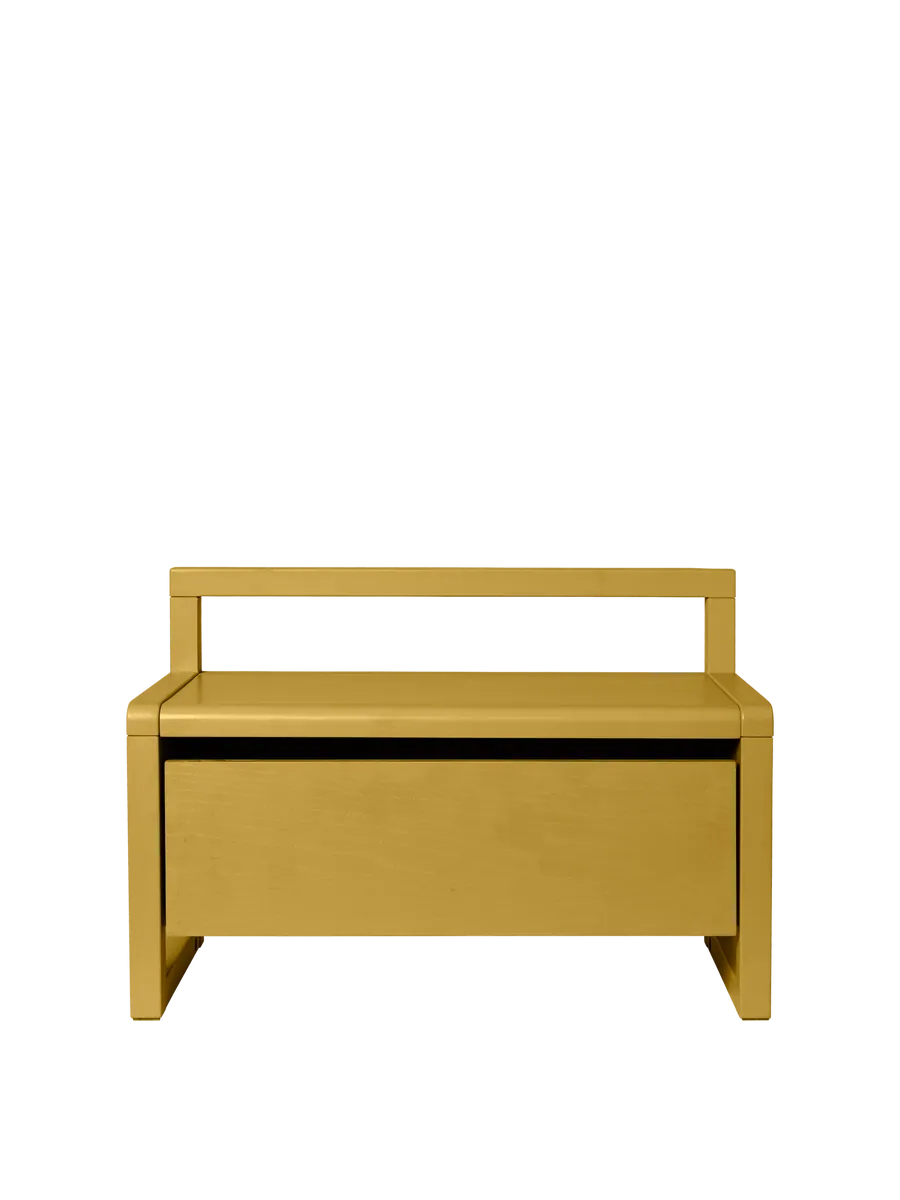Ferm Living Aufbewahrungsbank Little Architect | Yellow