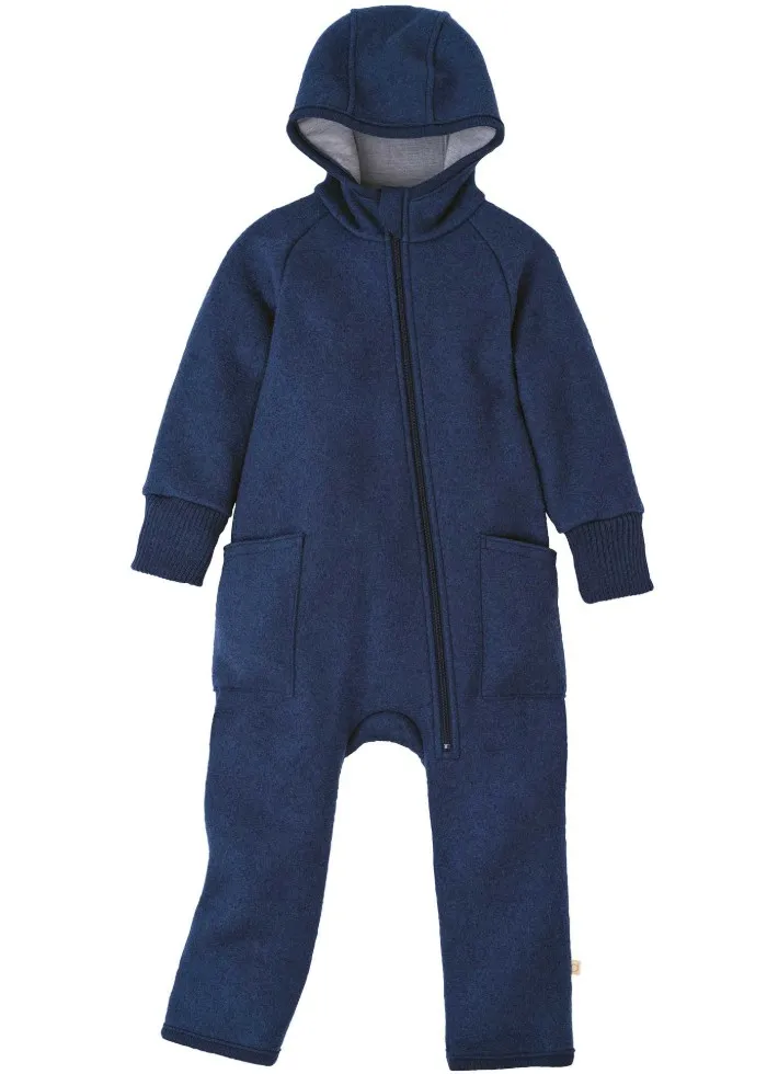 disana Zipp-Overall - der Walkoverall mit Reisverschluss -Indigo
