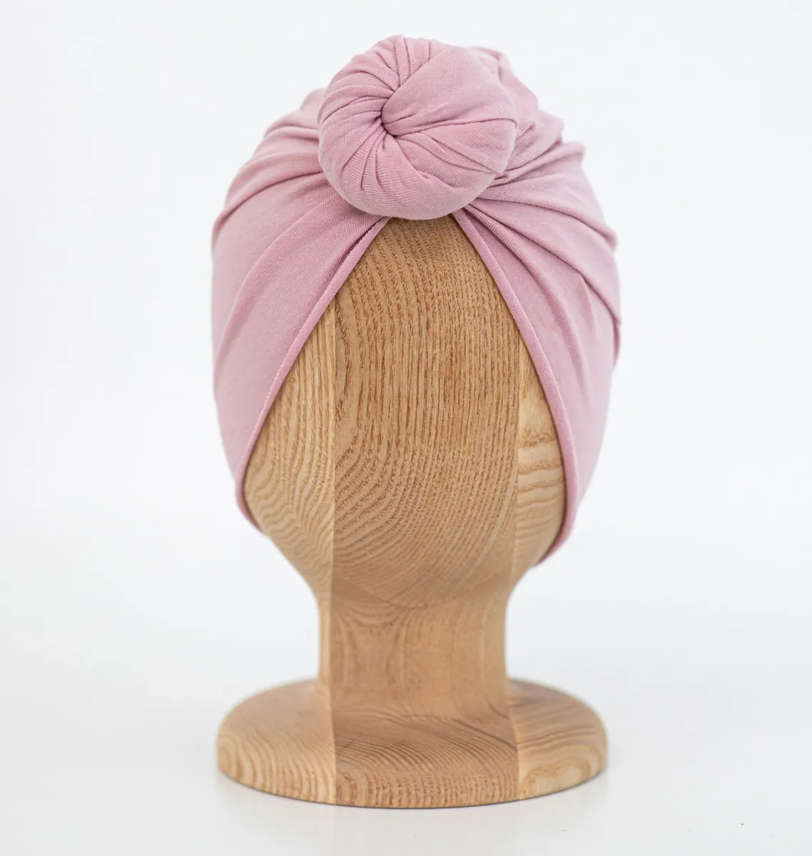 Turban Organic Vintage Rose runder Bun