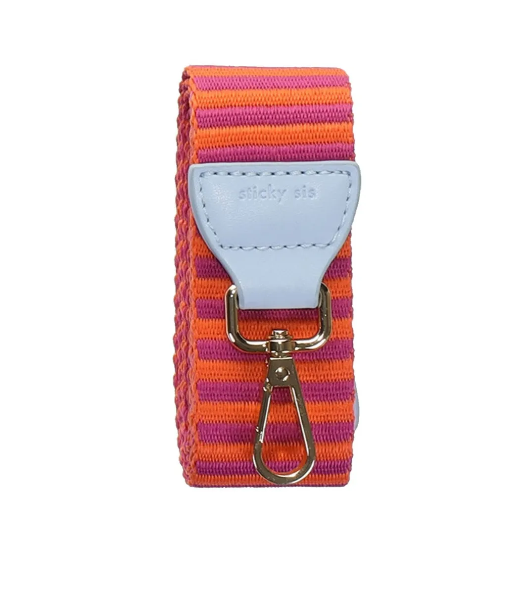 The Sticky Sis Club Schultergurt Sunset Lilac - Arancia Orange + Positano Purple