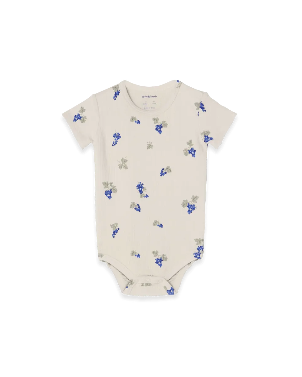 Garbo & Friends SS Body "Structured Jersey Body" Grapes Ecru