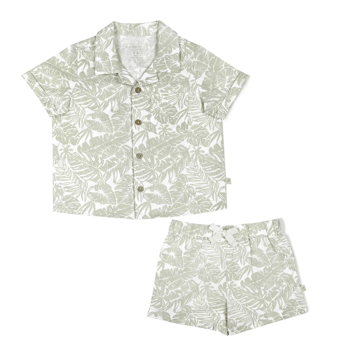 Bio Hemd und Shorts Set - Palms