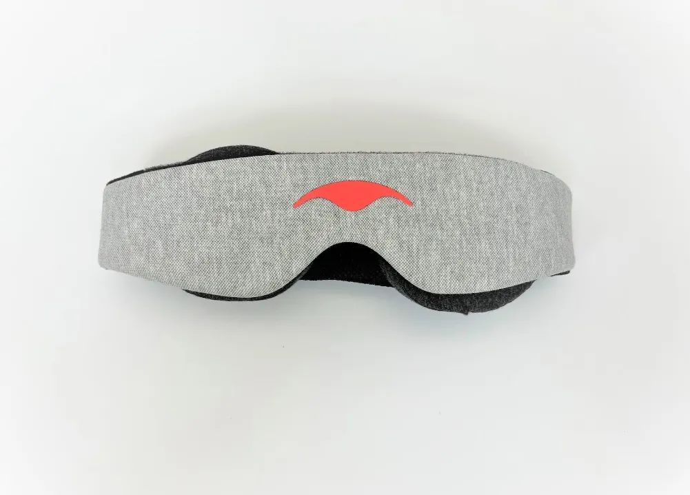 Schlafmaske, grau, Grau, 1 Stück (1er Pack)