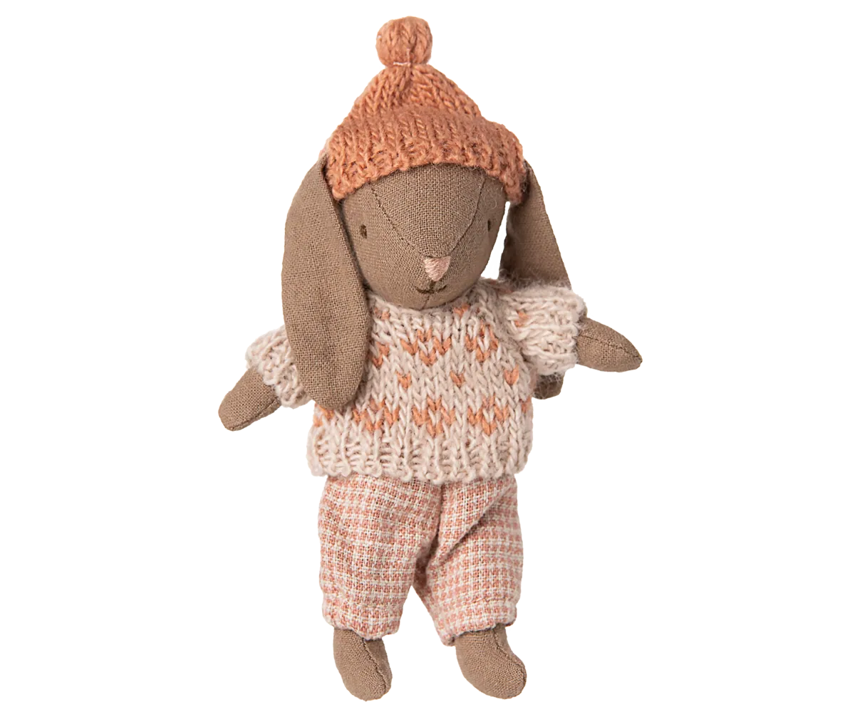 Maileg Winterhase | Brown Rose