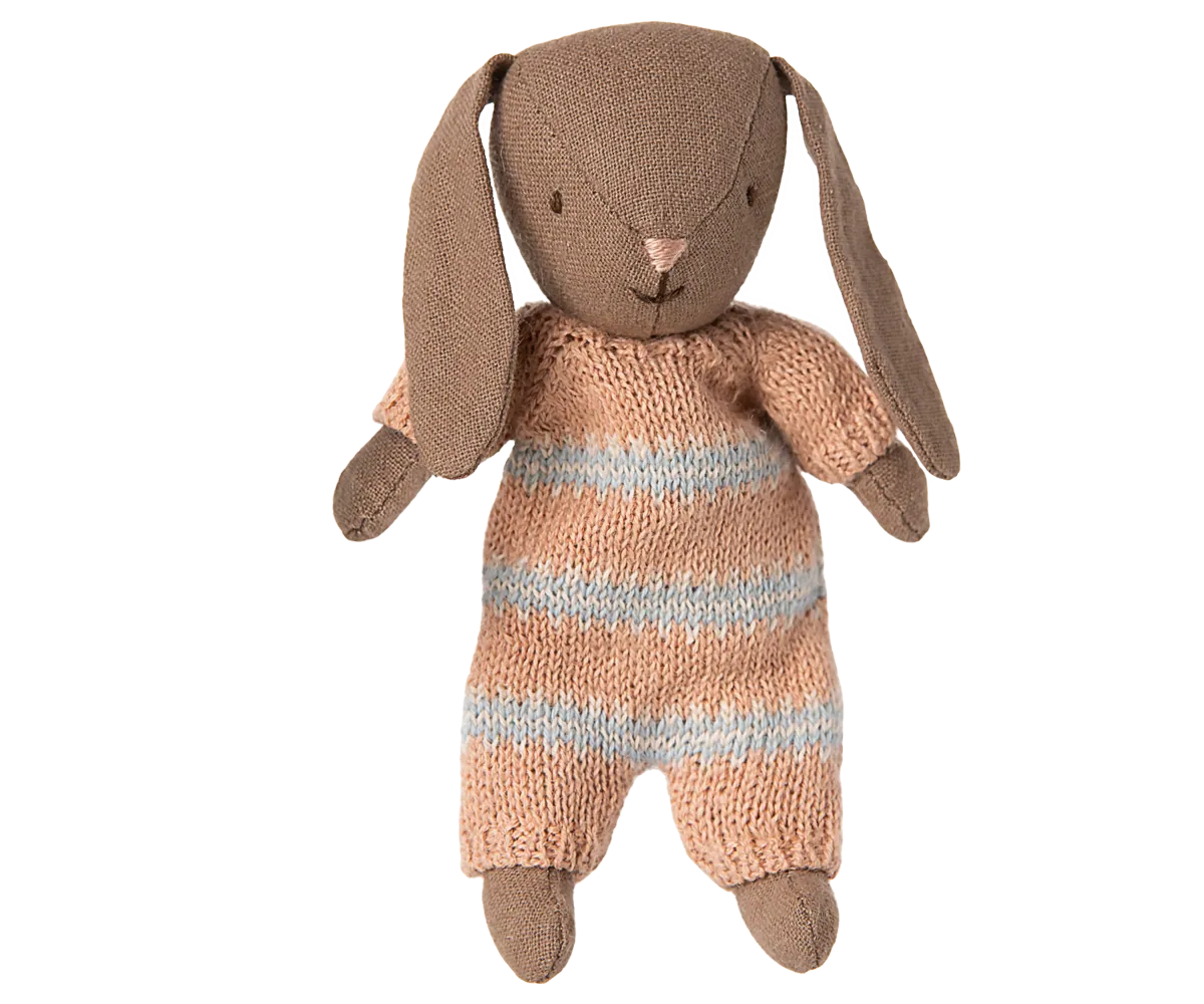 Maileg Mikro Hase | Dusty Rose Strickanzug