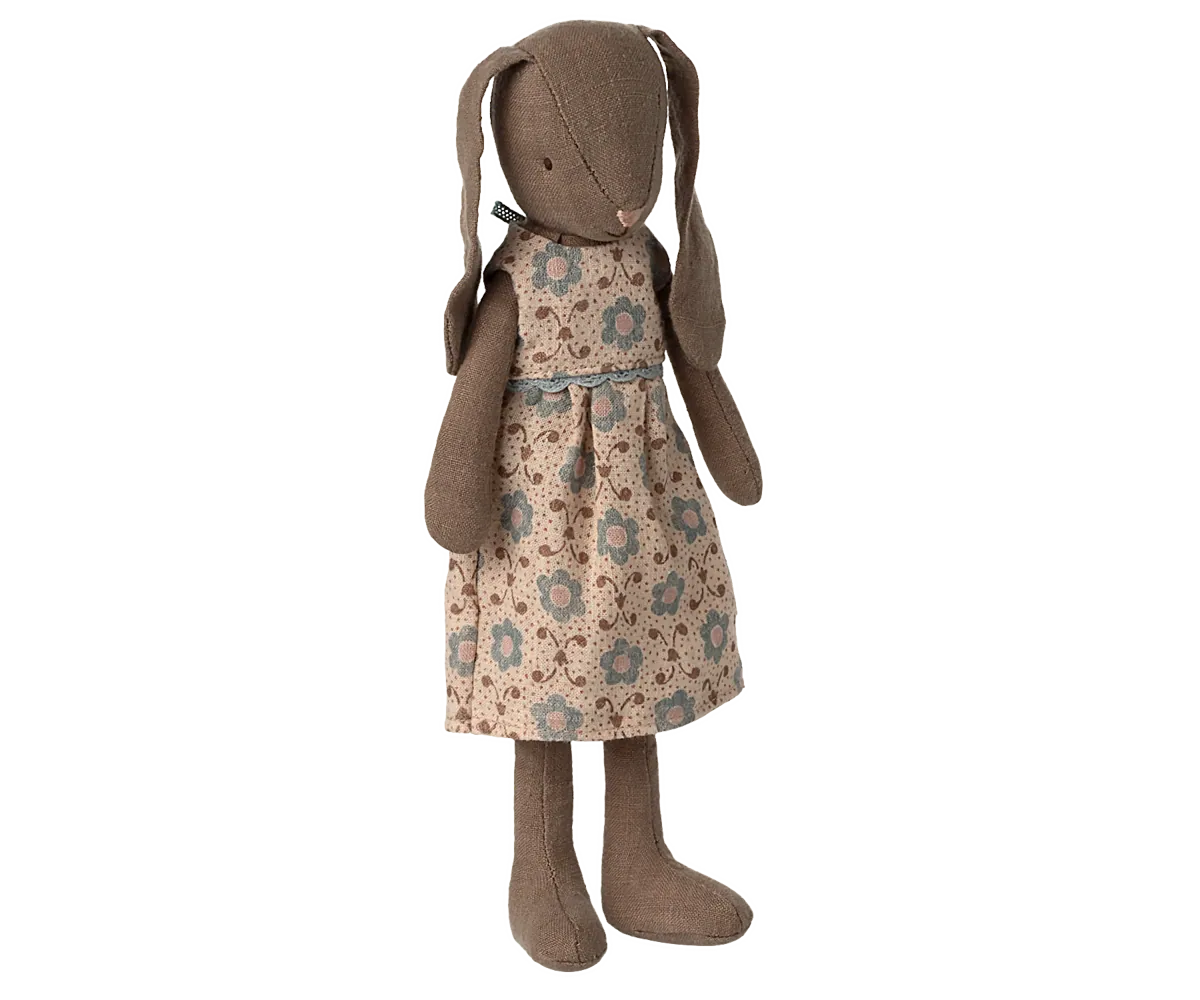Maileg Hase Grösse 2 | Kleid Braun