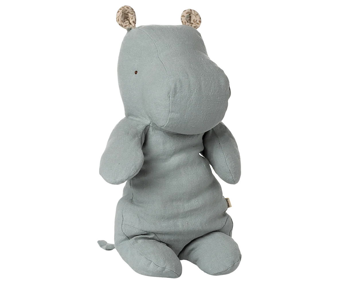 Maileg Safarifreunde Hippo Medium | Blue Grey