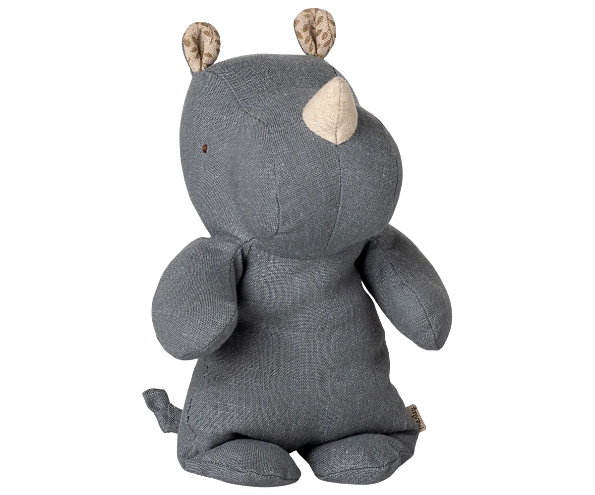 Maileg Safarifreunde Rhino Small | Dusty Blue
