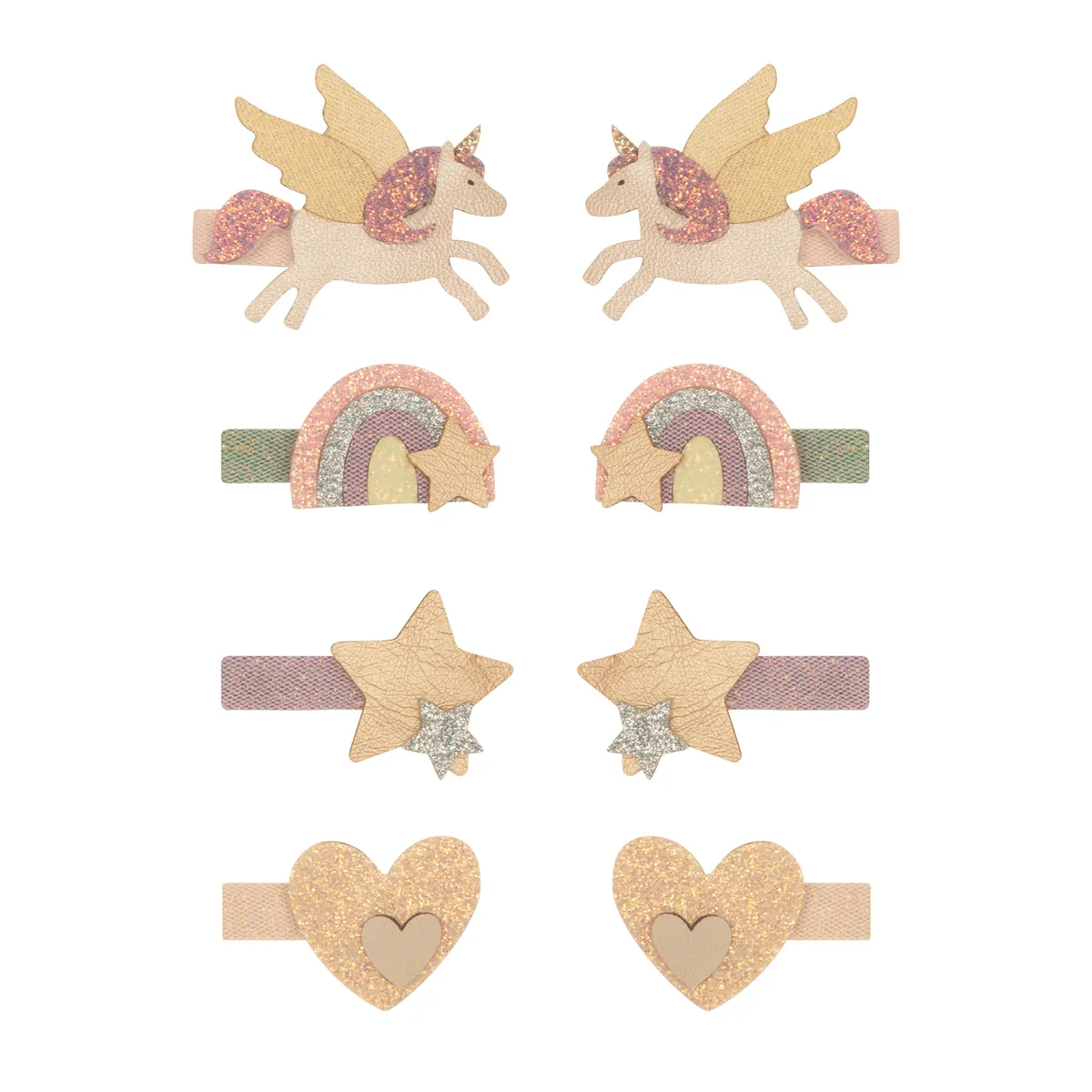 Mimi & Lula Mini Haar-Clips "Flying Unicorn"