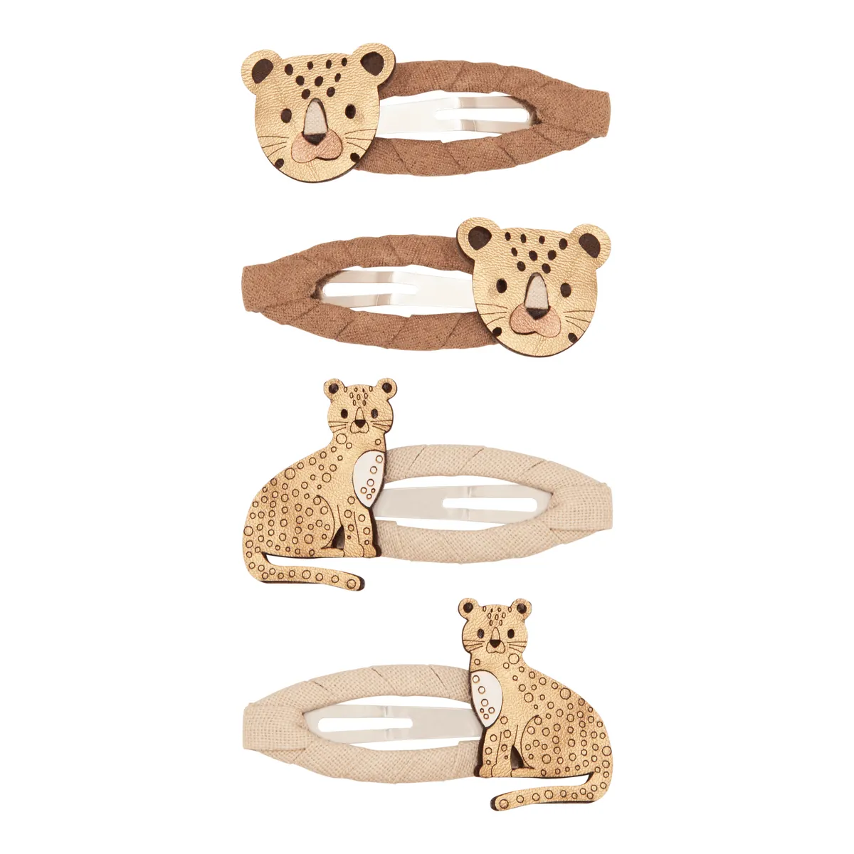 Mimi & Lula Haar-Clic Clacs Clips "Larry Leopard"