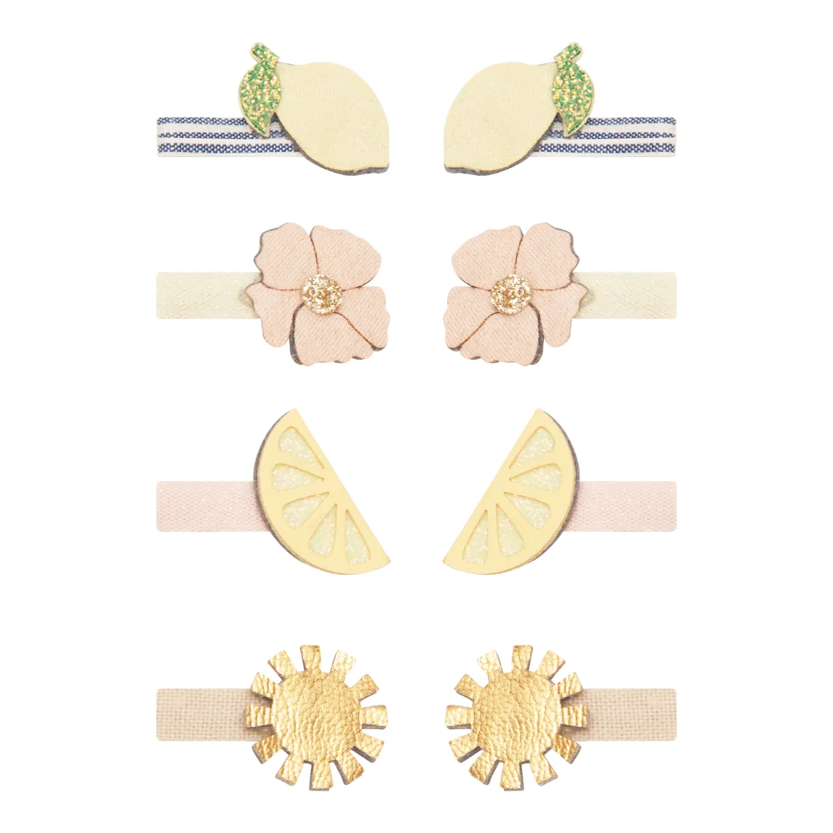Mimi & Lula Mini Haar-Clips "Lemon Amalfi" Multi