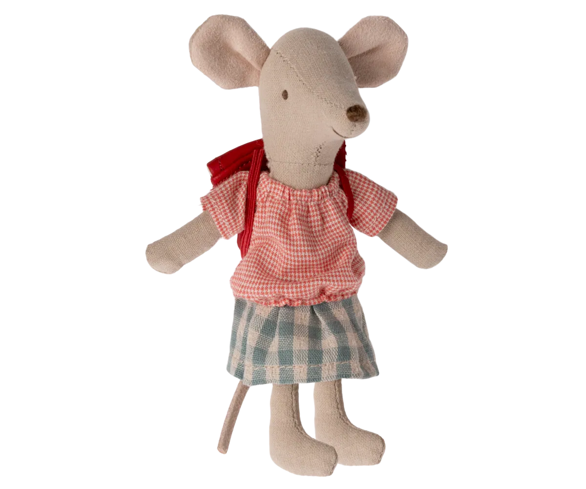 Maileg Dreiradmaus Grosse Schwester | Coral