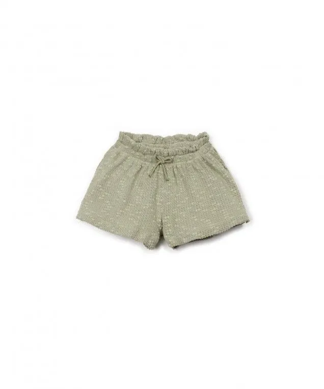 Play Up Embellished Piqué Shorts | Texture